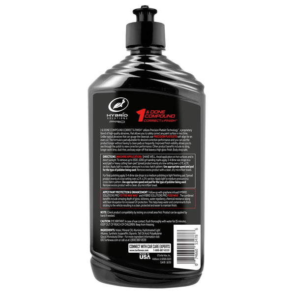 HYBRID SOLUTIONS PRO 1 & DONE PROFESSIONAL POLISHING COMPOUND CORRECT & FINISH™ 16 FL OZ