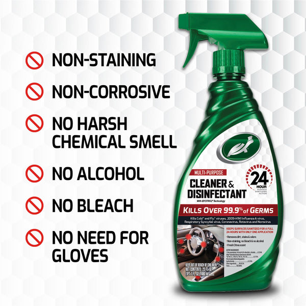 MULTI-PURPOSE CLEANER & DISINFECTANT SPRAY WITH BYOTROL TECHNOLOGY 24 HOUR SURFACE SANITIZING ACTION, EPA REGISTERED 23 FL OZ (2 PACK)