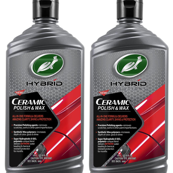 Hybrid Solutions Ceramic Polish & Wax 14 FL OZ  (2 Pack)