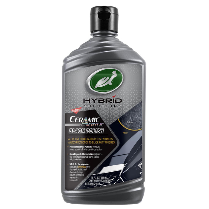 Hybrid Solutions Ceramic Acrylic Black Car Polish 14 FL OZ